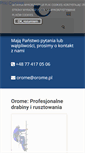 Mobile Screenshot of orome.pl